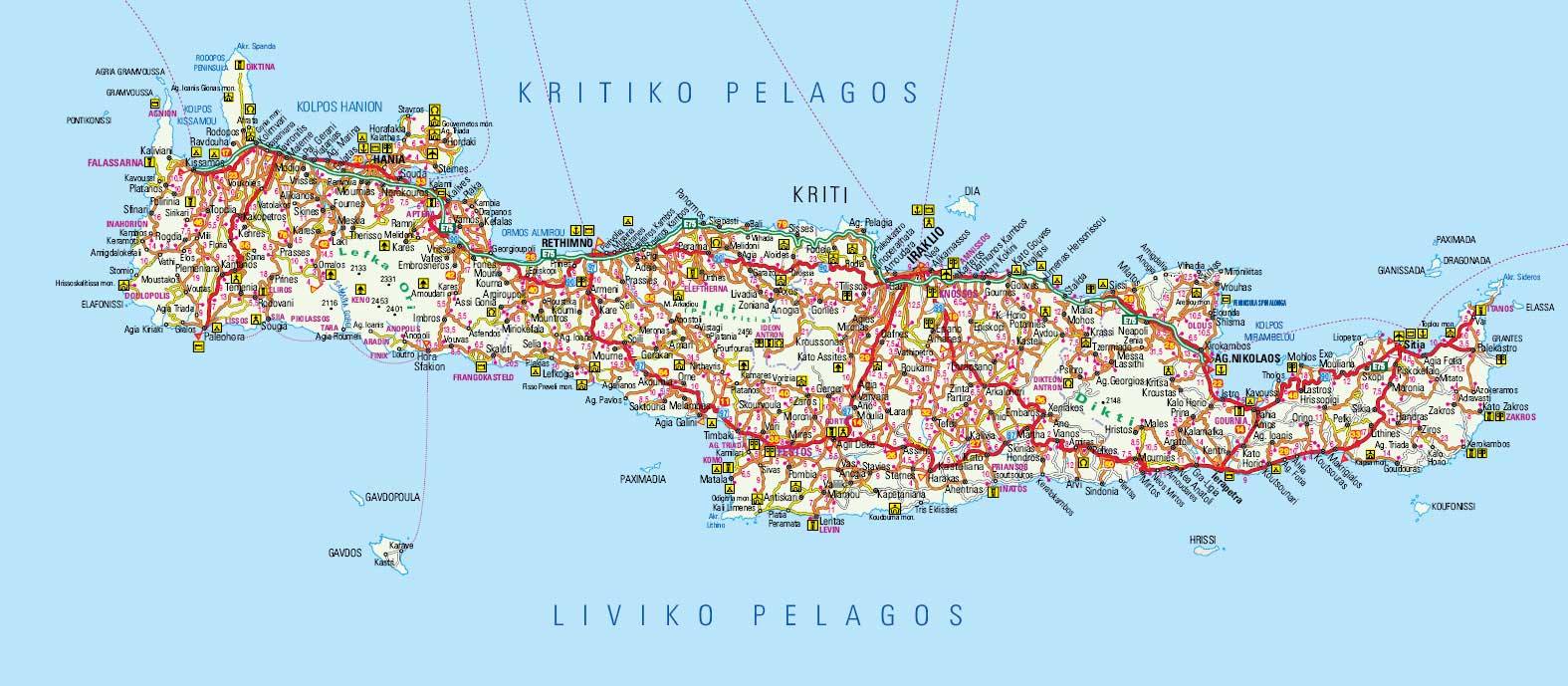 Carte De La Cr te